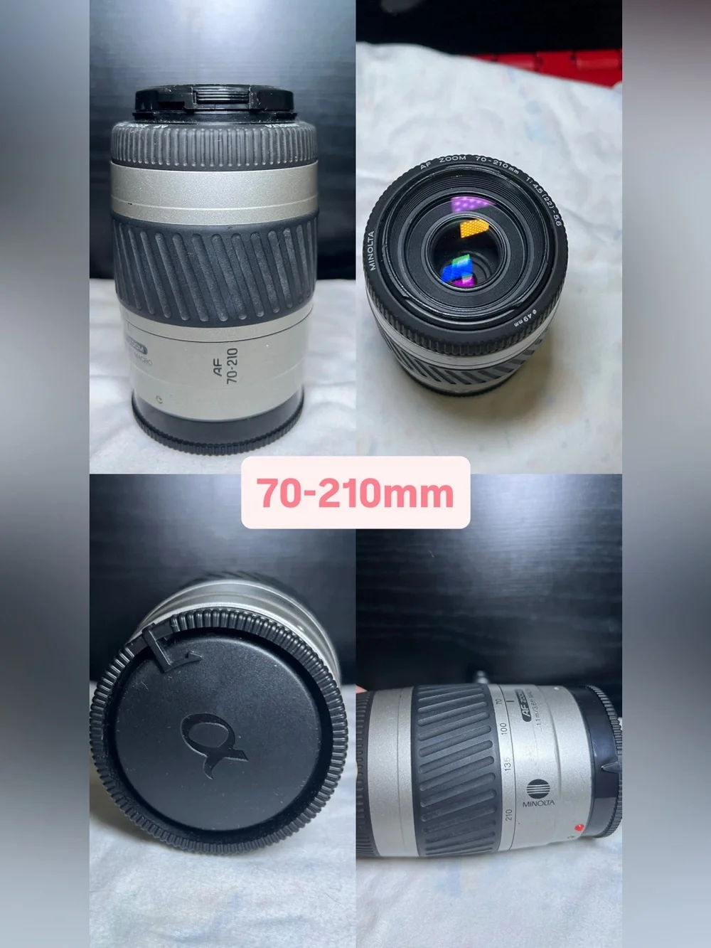 📸Minolta Maxxum AF Lens Bundle-28-85mm (3.5), 50mm (1.4), and 70-210MM (4.5)